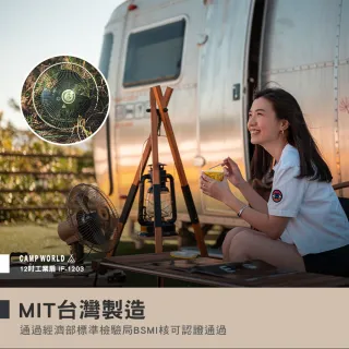 【樂活不露】12吋工業扇 黑(風扇 電風扇 BSMI R54585 露營 逐露天下)