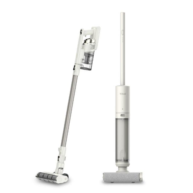 【TiDdi】除蟎吸塵器+小精靈洗地機 地表最強組(S730+SW1180)