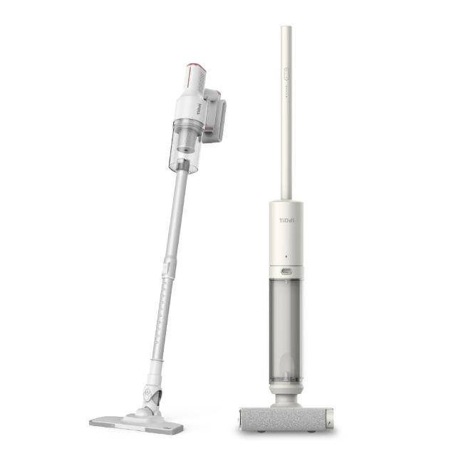 【TiDdi】吸塵器+小精靈洗地機 套裝組(S260+SW1180)