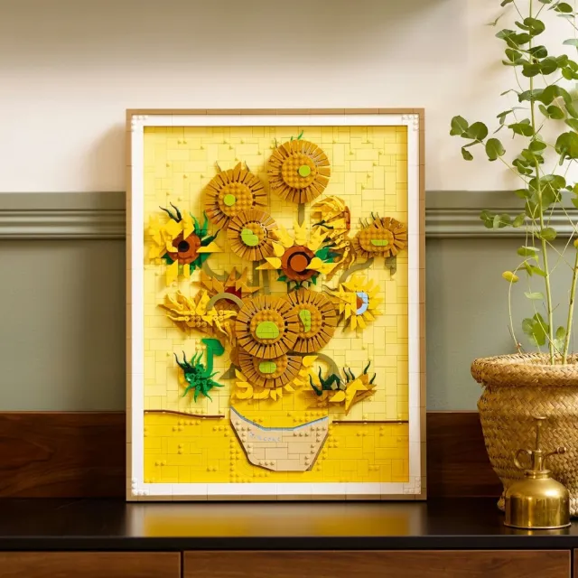 【LEGO 樂高】Art 31215 Vincent van Gogh－〈向日葵〉(花藝 梵谷 居家擺設 積木)