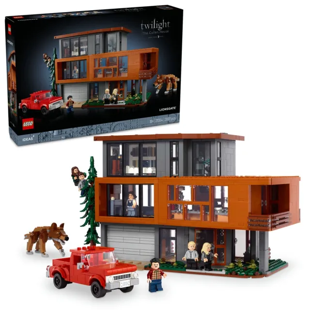 【LEGO 樂高】Ideas 21354 暮光之城庫倫之家(吸血鬼 居家擺設 積木 玩具模型)