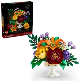 【LEGO 樂高】Botanicals 10345 插花擺飾(花藝 居家擺設 積木 玩具模型)