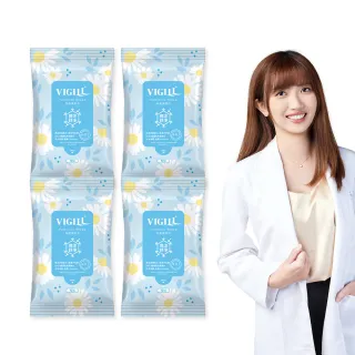 【VIGILL 婦潔】私密潔舒巾-微涼12抽 4入組(私密清潔 女性私密舒巾)