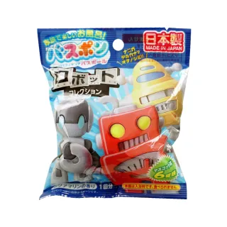 【GOOD LIFE 品好生活】日本製 機器人發泡入浴球（含造型公仔）(日本直送 均一價)