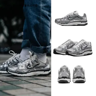【NIKE 耐吉】休閒鞋 運動鞋 NIKE P-6000 液態銀 復古 Y2K 男鞋 銀(CN0149001)