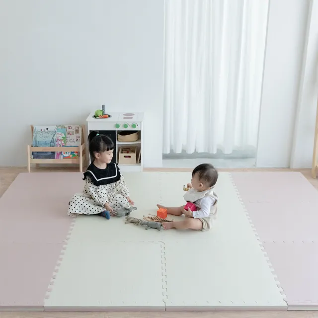 【PatoPato】嬰幼兒防摔地墊-60cm-4片/爬行地墊/防撞地墊/寶寶地墊/厚度3cm(加贈清潔液8ml*3包)