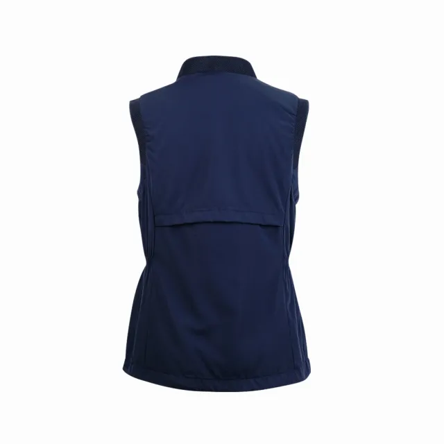 【PING】女款透氣網內裡抗UV高爾夫薄背心-深藍(防潑水/防風透氣/GOLF/RB25115-58)