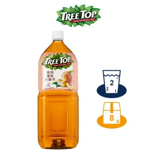 【Tree Top 樹頂】水蜜桃鳥龍茶 2L 8瓶 箱購