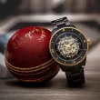 【Rado 雷達表】101同款 金焰Captain Cook庫克船長300米鏤空腕錶43㎜-加8重豪禮 R01(R32192152)