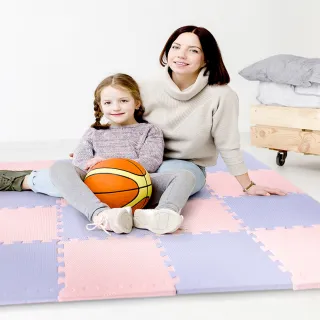 【MOMOTARO 桃太郎地墊】環保無毒32CM防滑EVA巧拼地墊-13色可選(40片/約1.2坪)