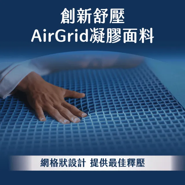 【德國Emma】Zero Gravity零重力獨立筒床墊 贈保潔墊 雙人加大(革命科技 極致釋壓)