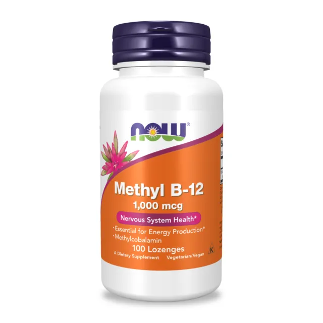 【NOW Foods】維生素B12錠1瓶(100顆/瓶)