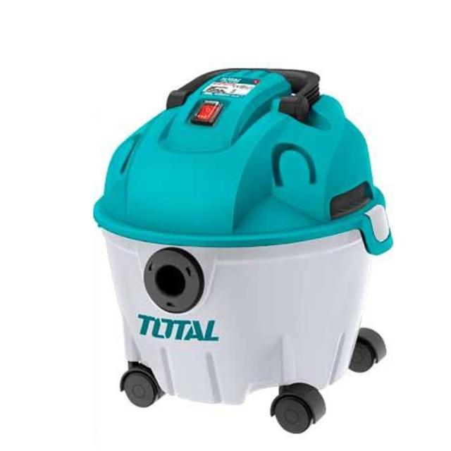 TOTAL UTVC12101 直立式吸塵器，採用有線設計與有刷馬達，提供強勁吸力，適合乾濕兩用清潔。重量僅6.1~9kg，輕巧易操作，適用於木材、石材、大理石、磁磚、長毛地毯、短毛地毯、強化地板、木地板及深色地板。完美應對1坪~9坪空間，配備一般濾網，保固180天，讓您的家居清潔更輕鬆高效。