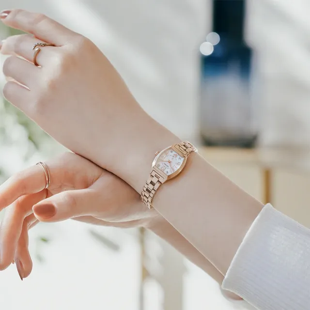 【SEIKO 精工】LUKIA 30周年限量 酒桶型女錶 手錶 金(SSWA014J/4N30-00X0K)