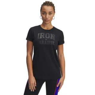 【UNDER ARMOUR】UA 女 Pjt Rock IP 短袖T-Shirt_1390086-001(黑色)