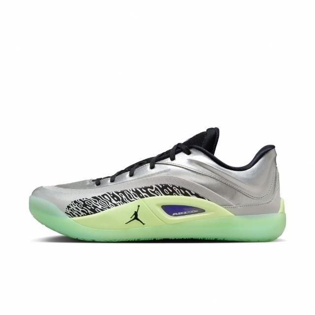 【NIKE 耐吉】JORDAN ZION 4 PF 男鞋 運動鞋 籃球鞋 胖虎 錫安 銀 綠(FD0591005)