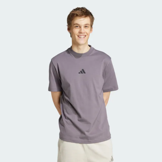 【adidas 愛迪達】M Ce Tee Gd 男 T恤 運動上衣 休閒短袖 紫 亞版(JF3331)