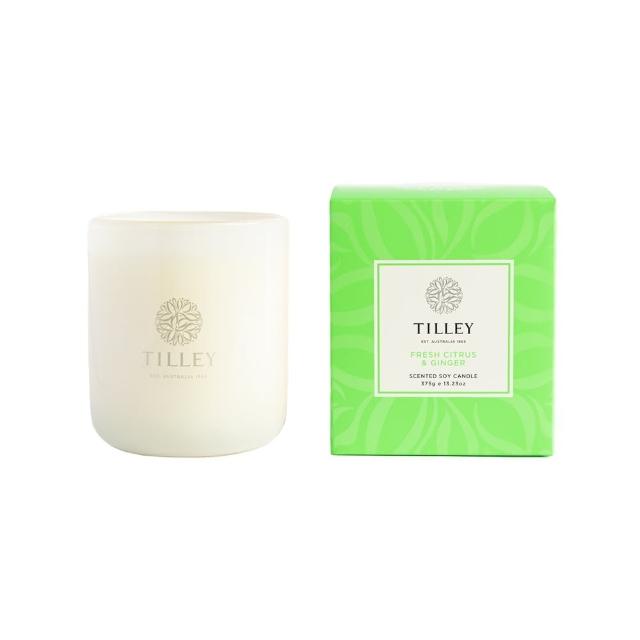 即期品【Tilley 皇家特莉】澳洲原裝多巴胺大豆香氛蠟燭375g(共5款任選)