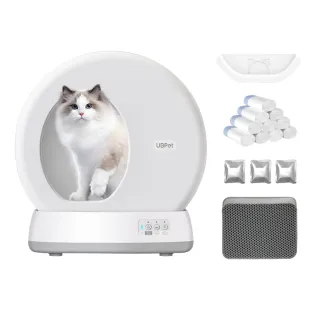 UBPET】自動貓砂機C10 PRO-清新版(智慧監測X AI 鏡頭自動貓砂機/貓砂盆