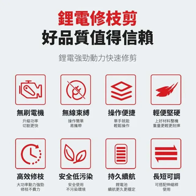 【Ogula 小倉】電動剪刀 SK5刀片 安全啟動 無刷旗艦款（五節一電）贈豪華配件+折疊鋸(修枝剪/園藝剪)