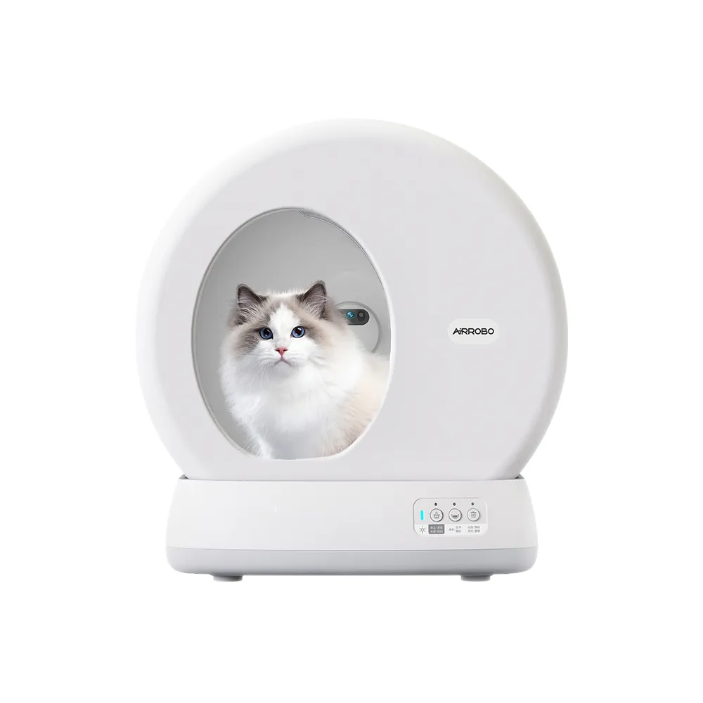 UBPET】自動貓砂機C10 PRO-清新版(智慧監測X AI 鏡頭自動貓砂機/貓砂盆