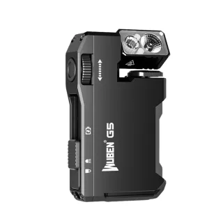 【WUBEN】電筒王 G5(400流明 便攜照明 EDC 無段調光 磁吸 RGB七色光 180°燈頭 180°背夾 Type-C 52克)