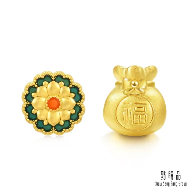 【點睛品】Charme 長壽多福 黃金串珠組