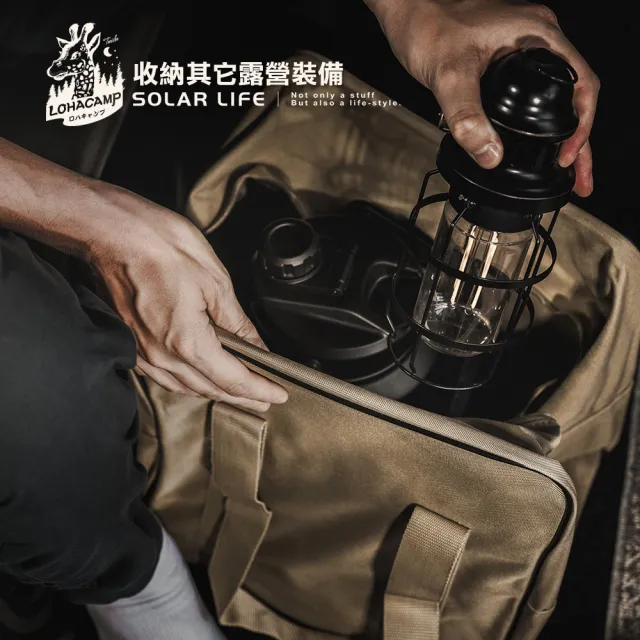 【樂活不露】12吋360度靜音型工業風扇收納包(露營收納袋 渦輪扇收納袋 循環扇袋 戶外電風扇 帳篷風扇)