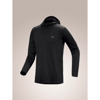 【Arcteryx 始祖鳥官方直營】男 Ionia 羊毛長袖套頭衫(黑)