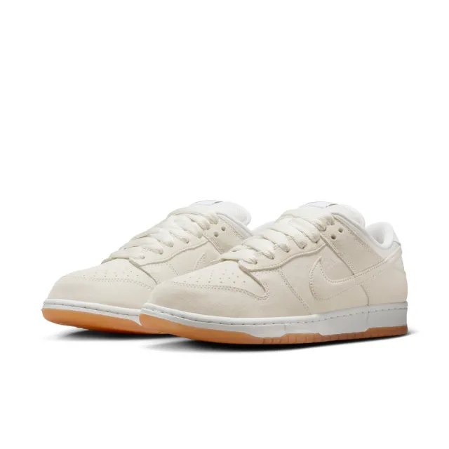 【NIKE 耐吉】運動鞋 滑板鞋 男鞋 NIKE SB DUNK LOW PRO B 米白 麂皮 膠底 復古 低筒(HJ0367100)