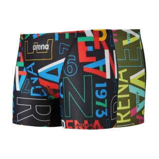 【arena】訓練款 男士 平口四角 高彈耐氯 溫泉褲防尷尬 限量 春夏新款(TSF4013M)