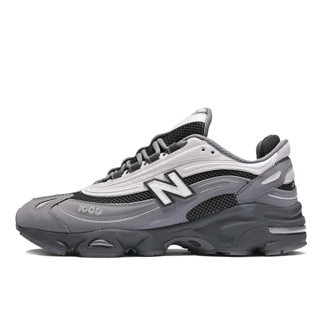 【NEW BALANCE】M1000系列 復古 Y2K 休閒鞋 男女款 運動鞋 灰黑銀(M1000MEG)