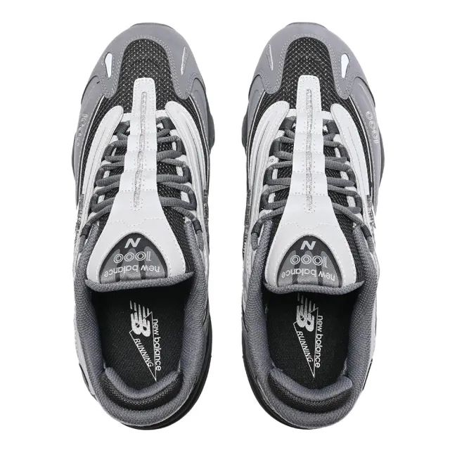 【NEW BALANCE】M1000系列 復古 Y2K 休閒鞋 男女款 運動鞋 灰黑銀(M1000MEG)