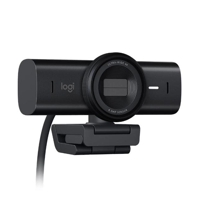 【Logitech 羅技】MX Brio Ultra HD 網路攝影機視訊鏡頭 視訊攝影機(石墨灰)