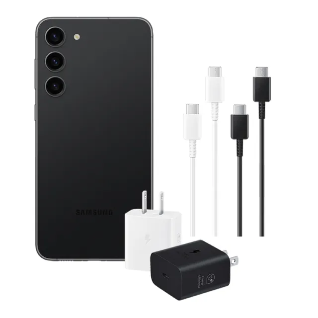 【Samsung 三星】原廠新款 25W 超級快充+雙Type C線組 - 支援S25 S24系列(T2510 / 盒裝)