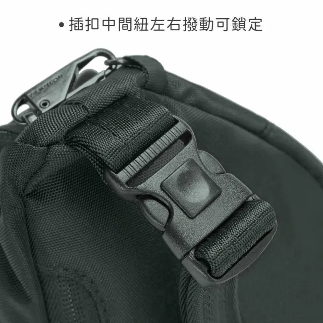【Travelon】美國 Urban 3層防盜斜背腰包 灰 / 側背包 斜背包 出國 男包 RFID