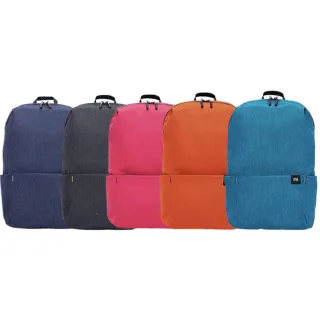 【小米】交換禮物 官方旗艦館 小米迷你雙肩包(活力橙/芭比粉/湖藍/玄青/曜石黑)