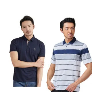 【per-pcs 派彼士】透氣吸排棉混短袖POLO衫(多色選)