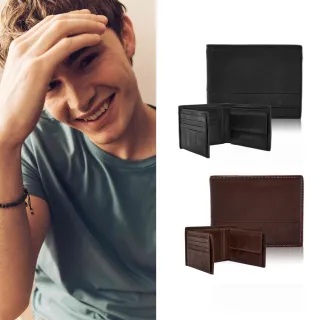 【FOSSIL】Lufkin 真皮多卡零錢袋短夾 (多色可選)