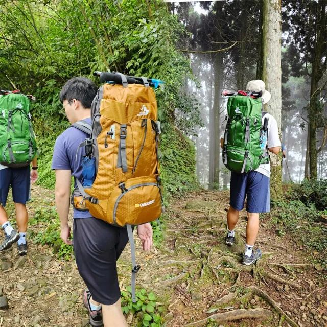 【May Shop】大容量 輕量化登山包 送防雨罩60L登山包 徒步旅行背包