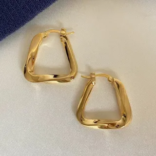【KT DADA】個性耳環 金屬耳環 耳環 女生耳環 抗過敏耳環 不規則耳環 耳環男 耳夾 耳釘 耳