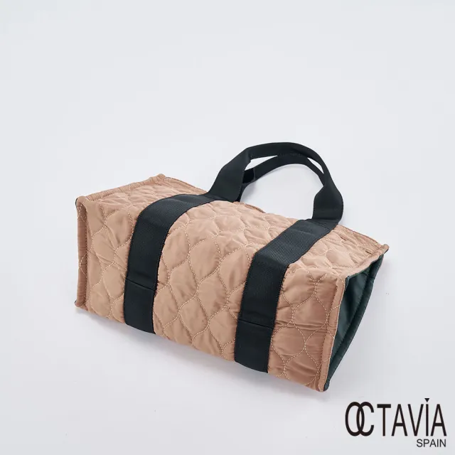 【OCTAVIA 8】雙11 忙碌曲線 四方鋪棉手提肩背二用工作公事包 - 周五粉(工作包 媽媽包)