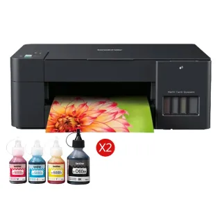 【brother】官方直營 搭2組1黑3彩墨水★DCP-T220 威力印大連供三合一複合式噴墨機(列印/複印/掃描)