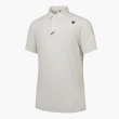 【DESCENTE】GOLF 迪桑特 男士 高爾夫球上衣(淺米色/藍色)