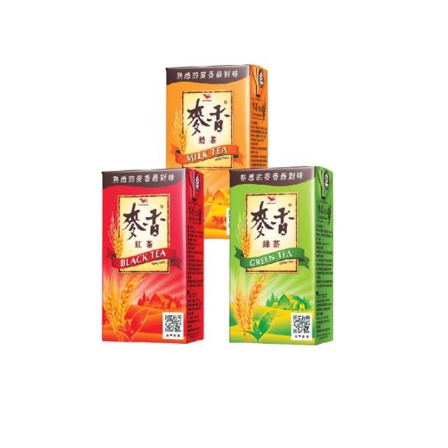 【麥香】300mlx2箱(共48入;任選紅茶/奶茶/綠茶)