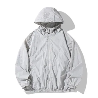 【米蘭精品】現貨+預購 防曬外套防曬衣(涼感連帽輕薄UPF50+男女外套3色74ks39)