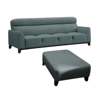 【本木】MIT台灣製  夏洛特強韌耐刮貓抓皮4人坐沙發+腳椅(左右皆可)