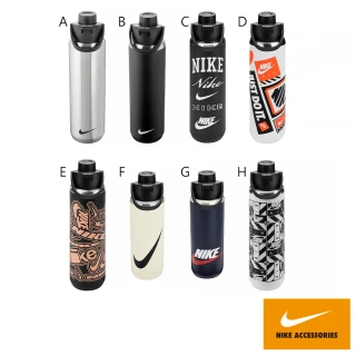 【NIKE 耐吉】水壺 大口徑保冷瓶 登山 運動 單車 RECHARGE 大口徑保冷瓶 24OZ 多款任選