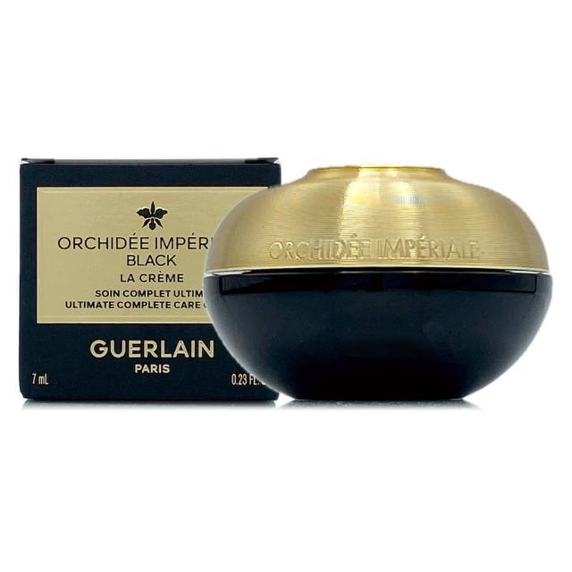 Guerlain嬌蘭 黑蘭鑽新極萃乳霜7ml，專櫃公司貨，適合各種肌膚使用。此乳霜具備高濃縮保濕修復功效，能深入肌底補充水分，改善肌膚乾燥與細紋，提供全天候滋養與柔滑感。適用於臉部與眼部，為肌膚帶來奢華護理體驗。
