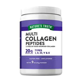 【Nature’s Truth 綠萃淨】極緻全效膠原蛋白粉-蛋殼膜配方(255公克/瓶)